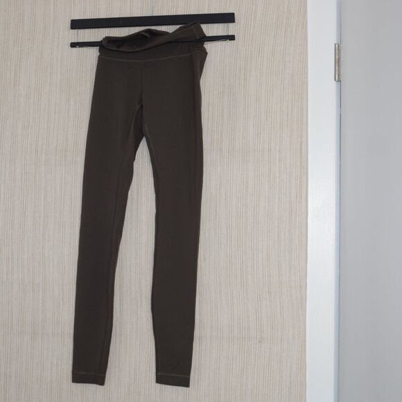 Lululermon Green Wunder Train High-Rise Tight 24" Asia Fit Size:2 28" - Picture 3 of 7